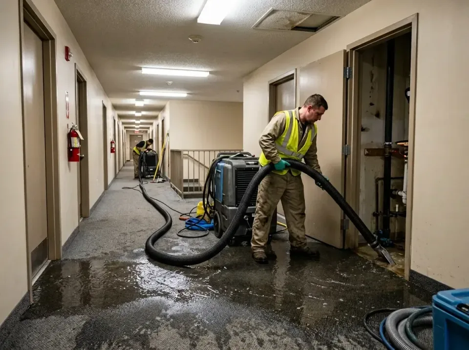 multi-unit-apartment-hallway-f-005 — frequently asked questions, Emergency Burst Pipe Water Extraction & Removal in Murrysvi…